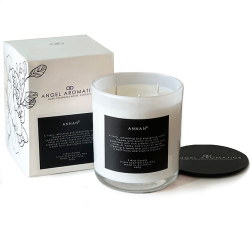 3 Wick Large Scented Candles - Annan-scented candles-Angel Aromatics