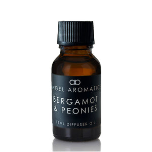Bergamot & Peonies 15ml Diffuser Oil-Diffuser Oil-Angel Aromatics