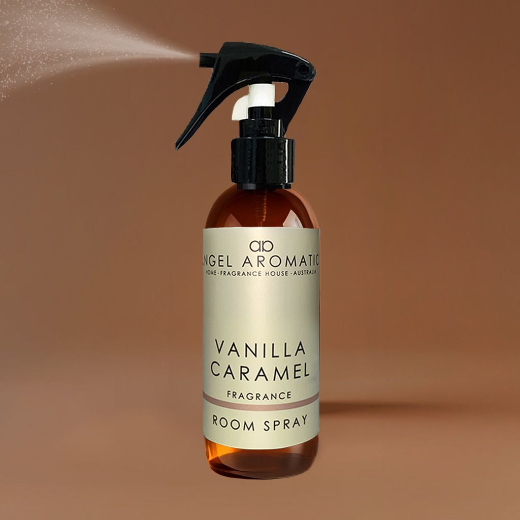 Vanilla Caramel Room Spray 125ml Made in Australia – Angel Aromatics