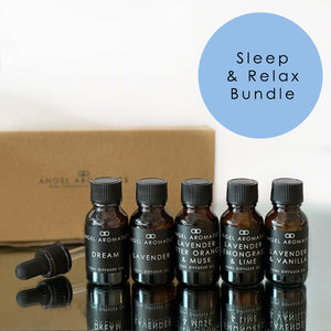 Sleep and Relax 15ml Diffuser Oils Bundle-Oils-Angel Aromatics