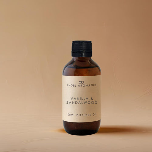 Vanilla & Sandalwood 100ml Diffuser Oil-Angel Aromatics