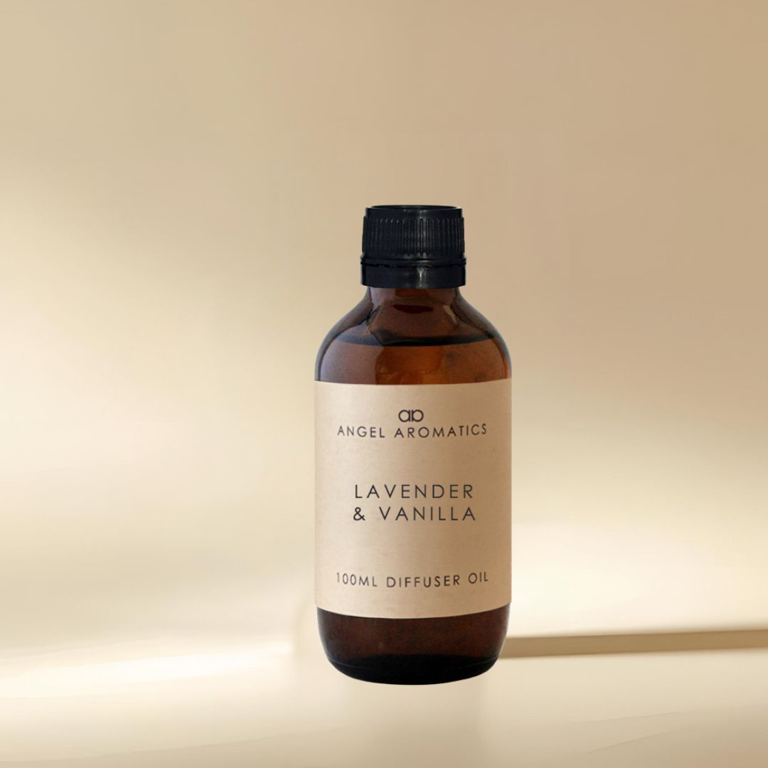 Lavender and Vanilla 100ml Diffuser Oil-Diffuser oil-Angel Aromatics