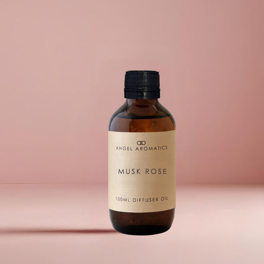 Musk Rose 100ml Diffuser Oil-100ml diffuser oil-Angel Aromatics