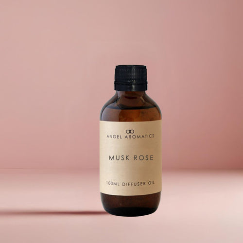 Musk Rose 100ml Diffuser Oil-100ml diffuser oil-Angel Aromatics