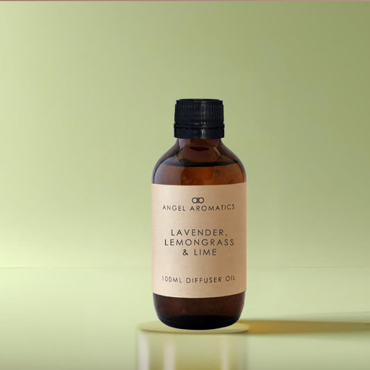 Lavender Lemongrass and Lime 100ml Diffuser Oil-Diffuser oil-Angel Aromatics