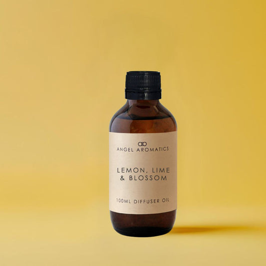Lemon Lime & Blossom 100ml Diffuser Oil-Diffuser Oil-Angel Aromatics