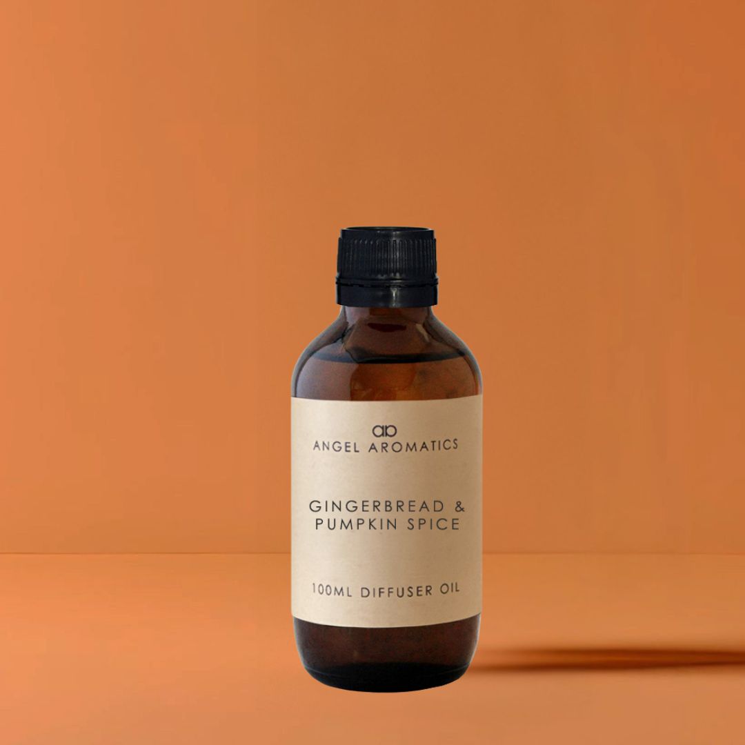 Gingerbread and Pumpkin Spice 100ml Diffuser Oil-Oil Diffuser-Angel Aromatics