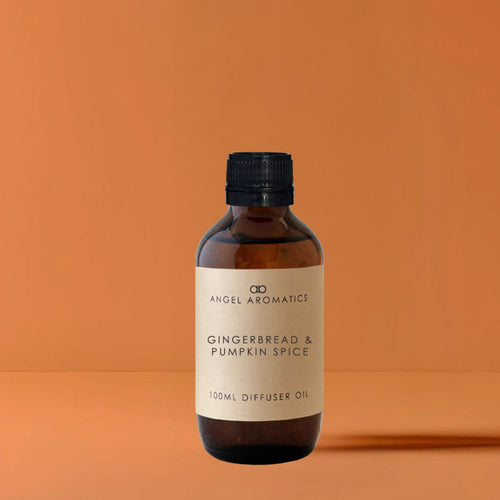 Gingerbread and Pumpkin Spice 100ml Diffuser Oil-Oil Diffuser-Angel Aromatics