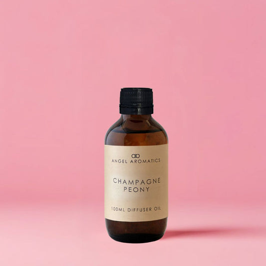 Champagne Peony 100ml Diffuser Oil-Oil Diffuser-Angel Aromatics