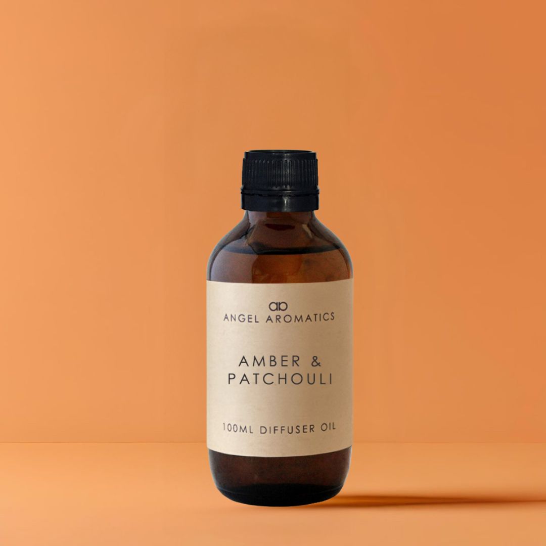 Amber Patchouli 100ml Diffuser Oil-Diffuser Oil-Angel Aromatics