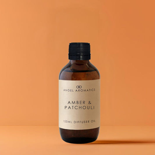 Amber Patchouli 100ml Diffuser Oil-Diffuser Oil-Angel Aromatics