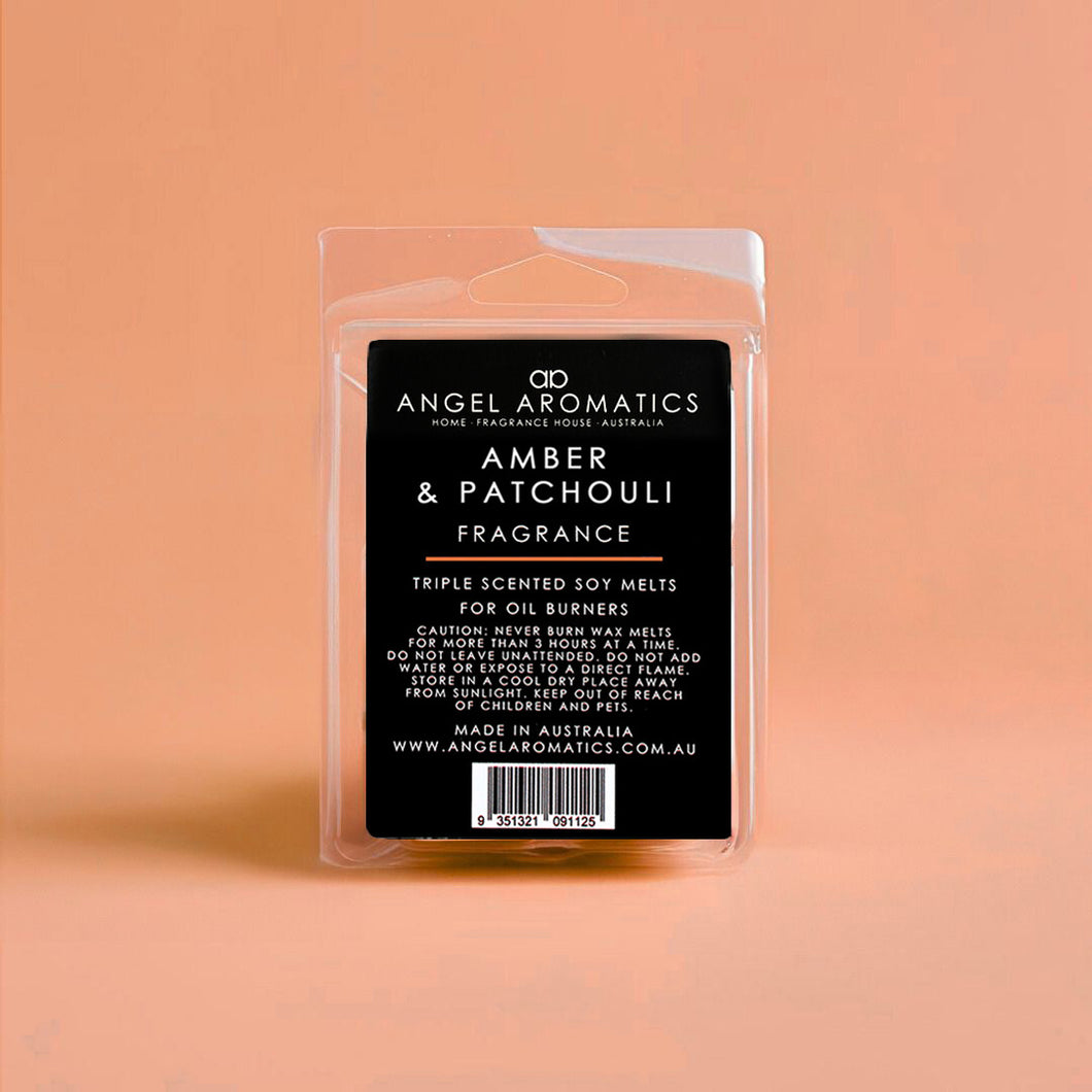 Amber and Patchouli Soy Wax Melts-Soy Melts-Angel Aromatics