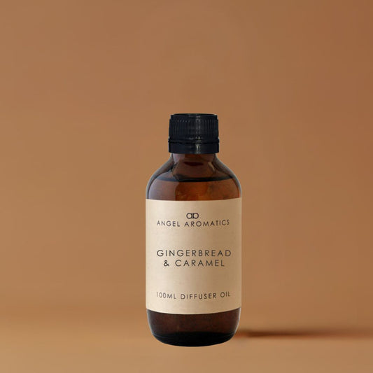 Gingerbread and Caramel 100ml Diffuser Oil-Oil Diffuser-Angel Aromatics