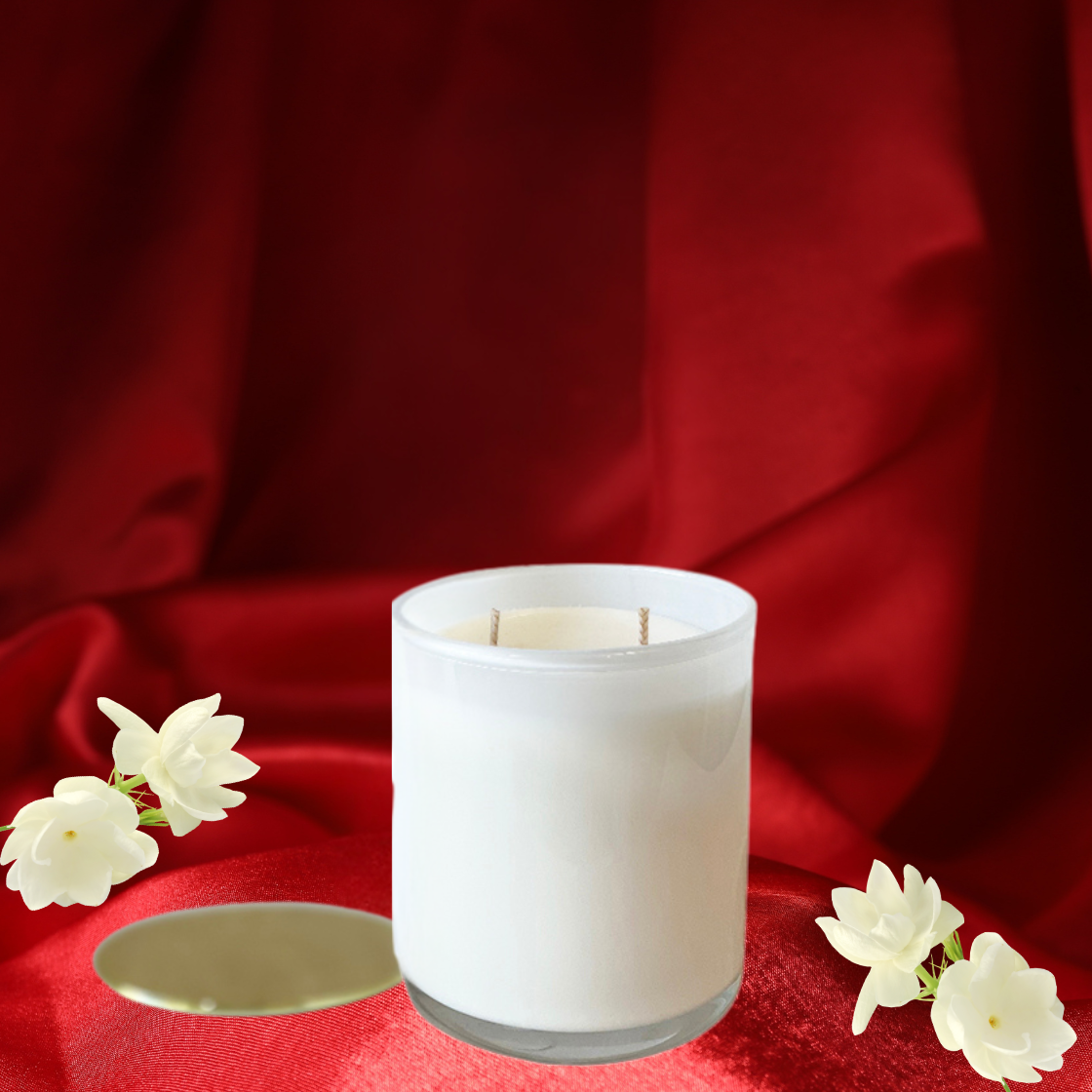 Saffron & Jasmine Soy Candle - (Baccarat Rouge 540 Dupe)-candles-Angel Aromatics