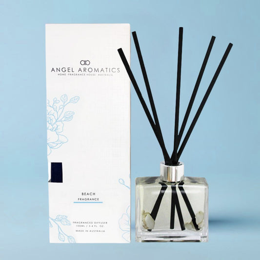 Reed Diffuser - Beach With Seashells-reed diffuser-Angel Aromatics