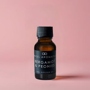 Bergamot & Peonies 15ml Diffuser Oil-Diffuser Oil-Angel Aromatics