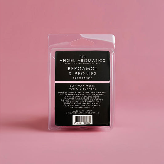 Bergamot and Peonies Soy Wax Melts-Soy Melts-Angel Aromatics