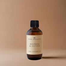 Bourbon and Leather 100ml Diffuser Oil-Diffuser Oil-Angel Aromatics