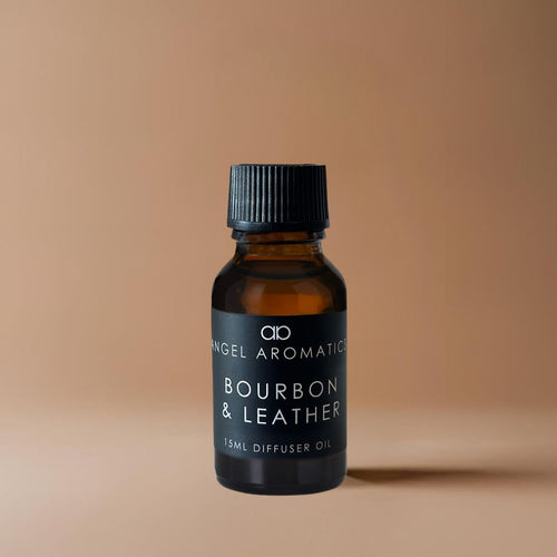 Bourbon and Leather 15ml Diffuser Oil-Diffuser Oil-Angel Aromatics