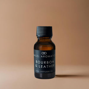 Bourbon and Leather 15ml Diffuser Oil-Diffuser Oil-Angel Aromatics