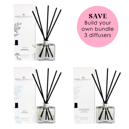 100ml Diffuser Set Bundle - Buy 3 and Save-reed diffuser-Angel Aromatics