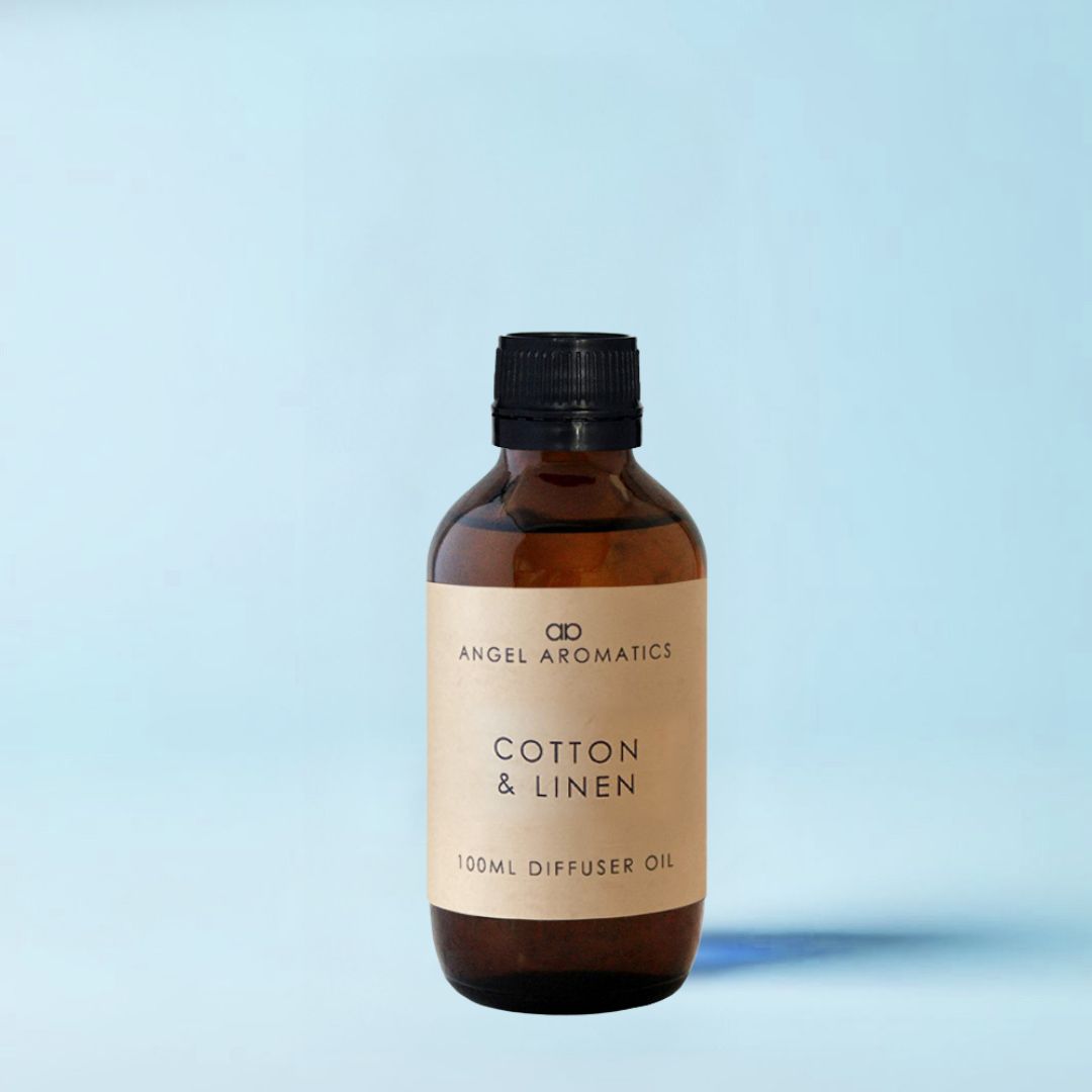 Cotton and Linen 100ml Diffuser Oil-Oil Diffuser-Angel Aromatics