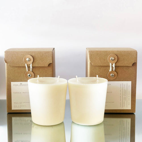 2 x Candle Refills to fit our 270g Personalised Candles-personalised-candles-Angel Aromatics