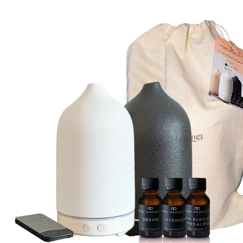 Ceramic Oil Diffuser Sleep Pack-Oils-Angel Aromatics