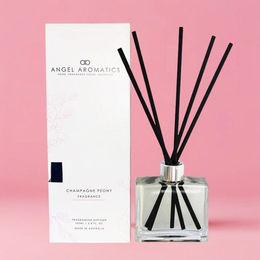 Reed Diffuser - Champagne Peony-reed diffuser-Angel Aromatics