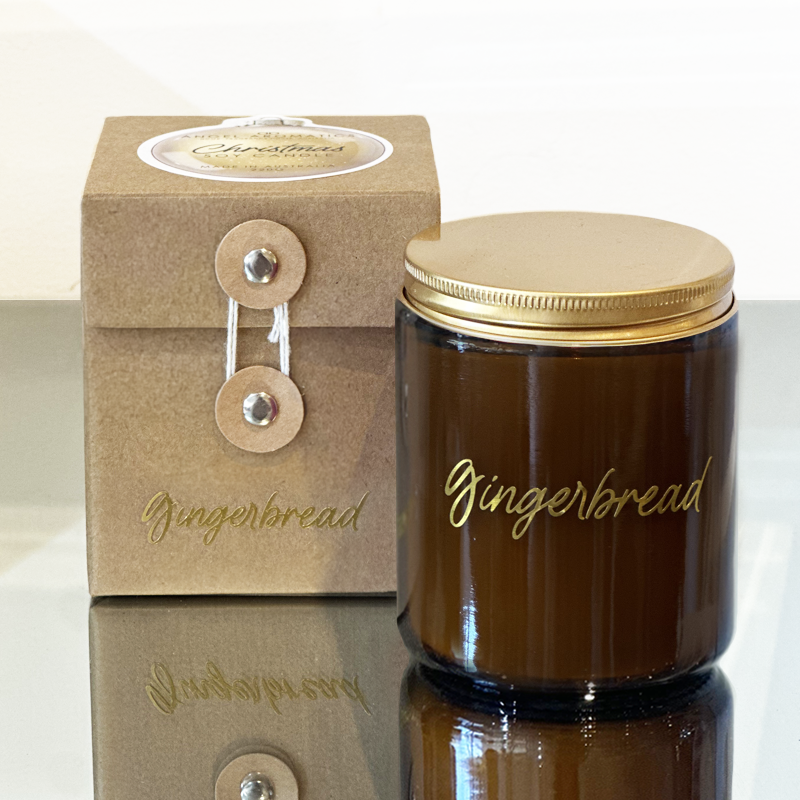 Gingerbread Soy Candle 220g-Angel Aromatics