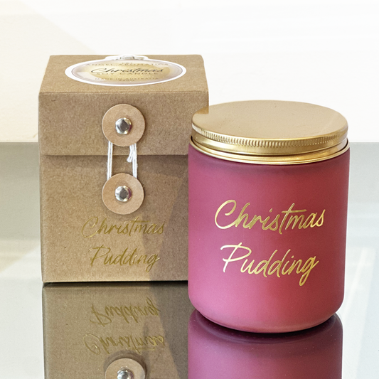 Christmas Pudding Soy Candle 220g-Angel Aromatics