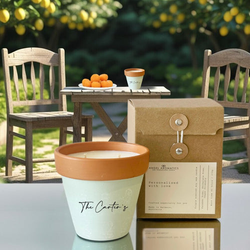 Citronella Candles Personalised-scented candles-Angel Aromatics