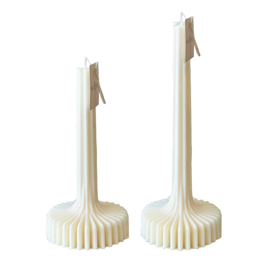 Taper Candle Tall - Cream-Taper Pillar Candles-Angel Aromatics