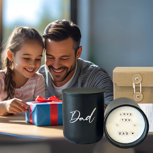 Hidden Message Father's Day Candle - LOVE YOU DAD-candles-Angel Aromatics