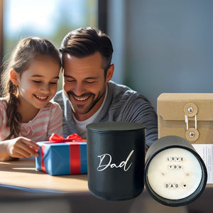 Hidden Message Father's Day Candle - LOVE YOU DAD-candles-Angel Aromatics