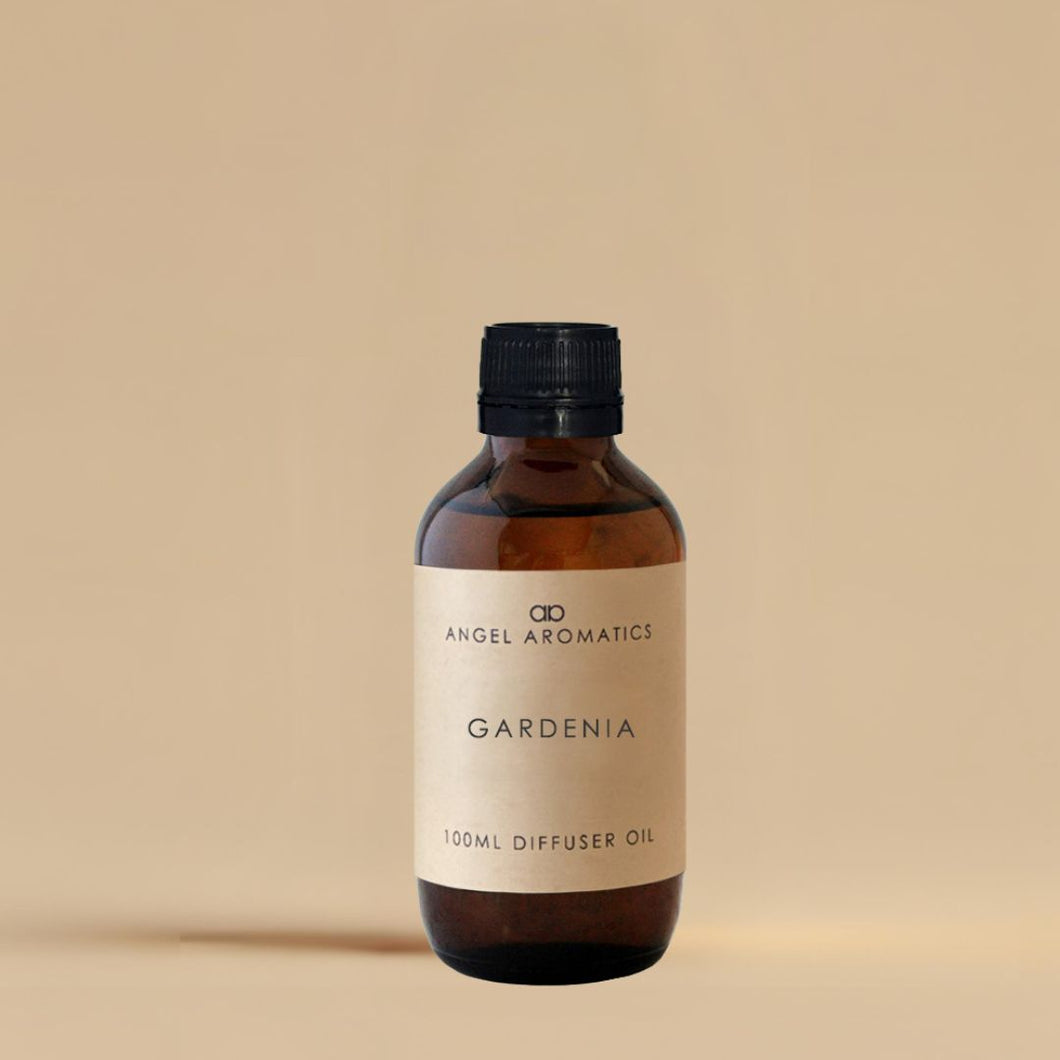 Gardenia 100ml Diffuser Oil-100ml diffuser oil-Angel Aromatics