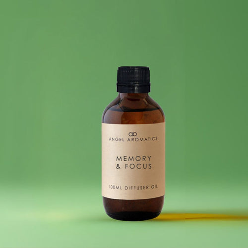 Memory and Focus Peppermint & Rosemary 100ml Diffuser Oil-100ml diffuser oil-Angel Aromatics