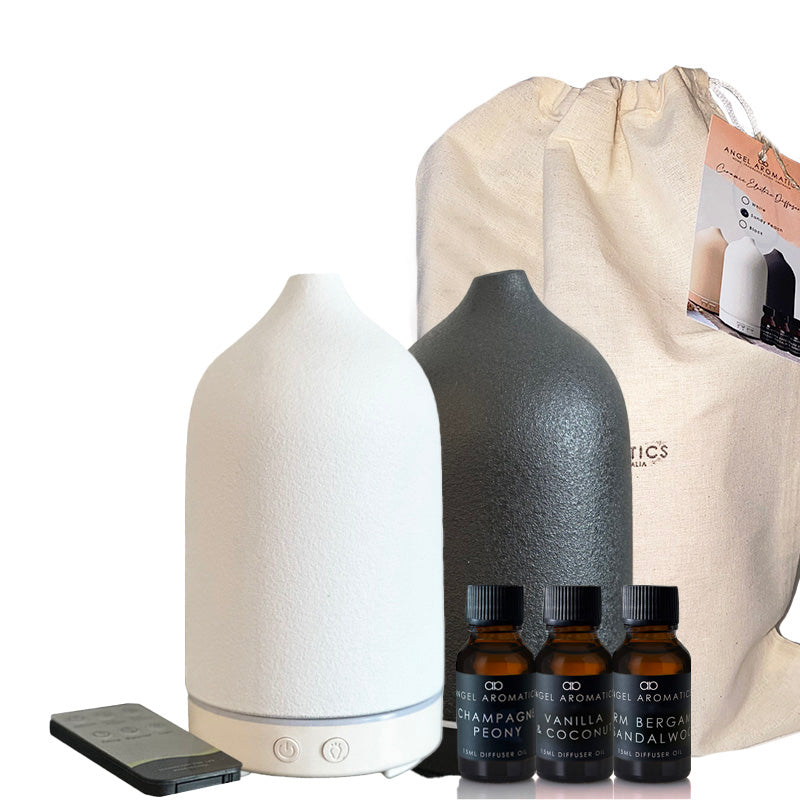 Ceramic Electric Oil Diffuser Pack | Australian Made – Angel Aromatics