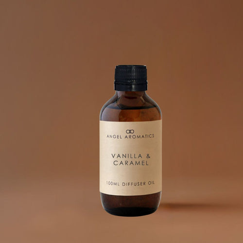 Vanilla Caramel Diffuser Oil 100ml-100ml oil diffuser-Angel Aromatics