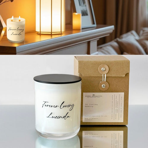 Forever Loving - Engraved Candle-candles-Angel Aromatics