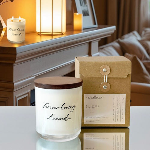 Forever Loving - Engraved Candle-candles-Angel Aromatics