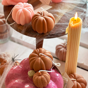 Halloween Pumpkin Set in Pink-Halloween Candles-Angel Aromatics