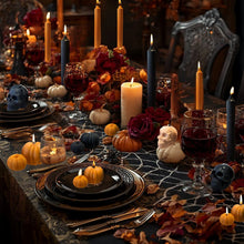 Halloween Taper Candles Orange Tall-Taper Pillar Candles-Angel Aromatics