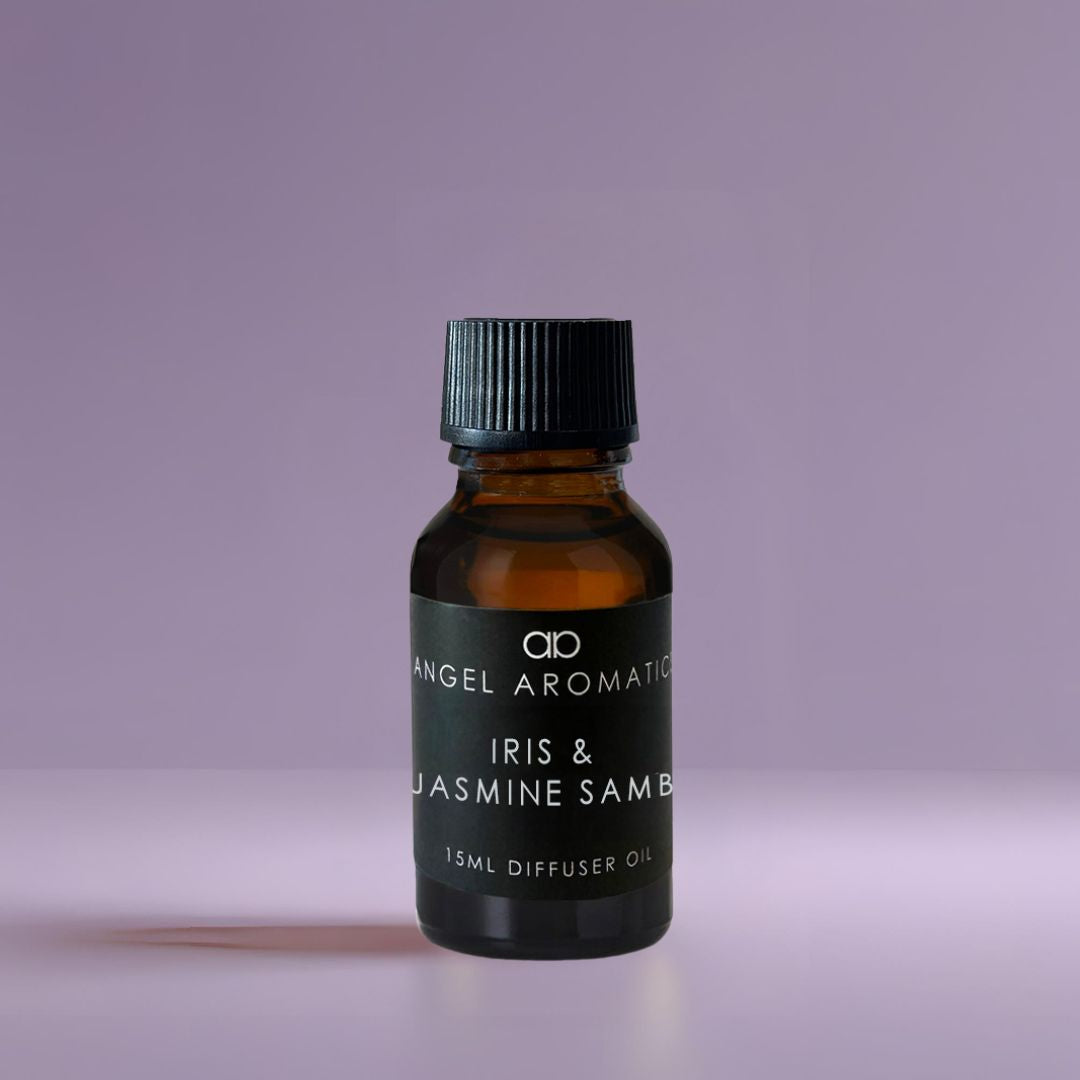 Iris & Jasmine Sambac 15ml Diffuser Oil (Dupe Lancome's La Vie Est Belle)-Diffuser Oil-Angel Aromatics