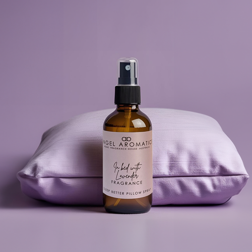 In Bed With Lavender Sleep Better Pillow Spray 100ml-sleep spray-Angel Aromatics