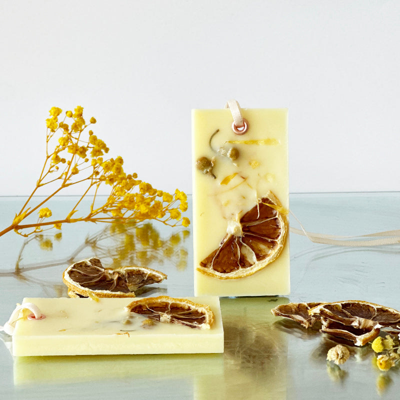 Wardrobe Scented Wax Tablets - Lemon Citrus fragrance-Linen Spray-Angel Aromatics