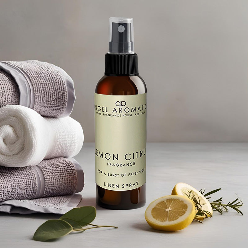 Lemon Citrus Linen Spray-Linen Spray-Angel Aromatics