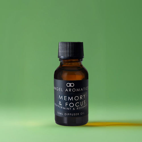 Memory and Focus Peppermint & Rosemary 15ml Diffuser Oil-Diffuser Oil-Angel Aromatics