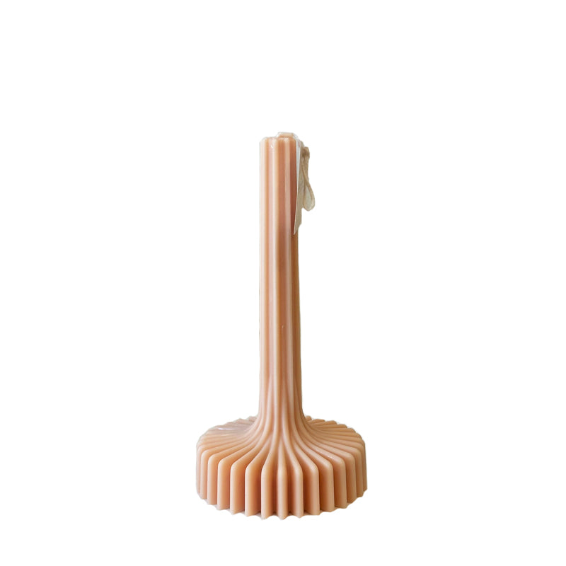 Taper Candle Short - Neutral-Taper Pillar Candles-Angel Aromatics