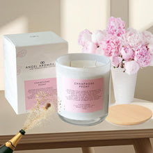 3 Wick Large Scented Candles - Champagne Peony